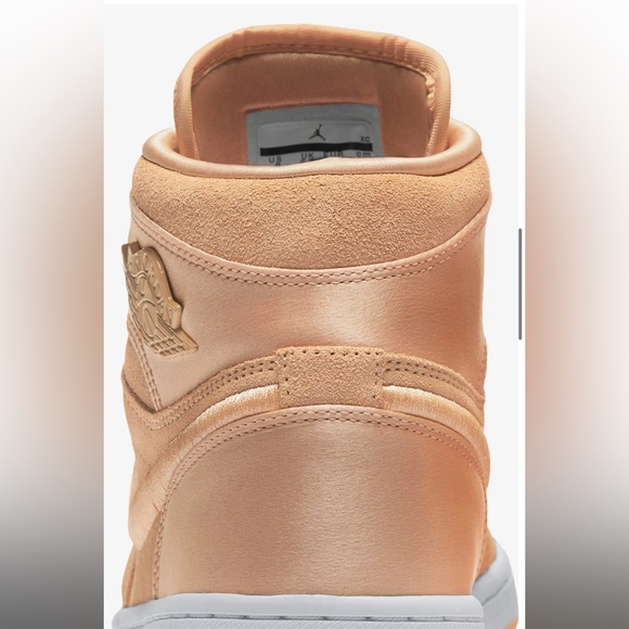NIKE | Air Jordan 1 Iced Peach Retro Satin Suede Season of Her Collection Size 8 - Picture 7 of 8